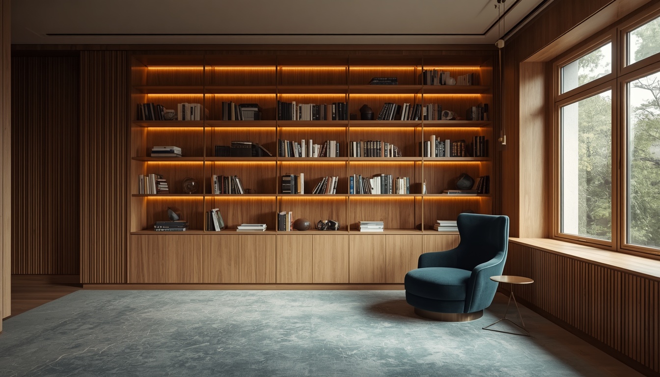 Bibliothèque-bureau sur mesure